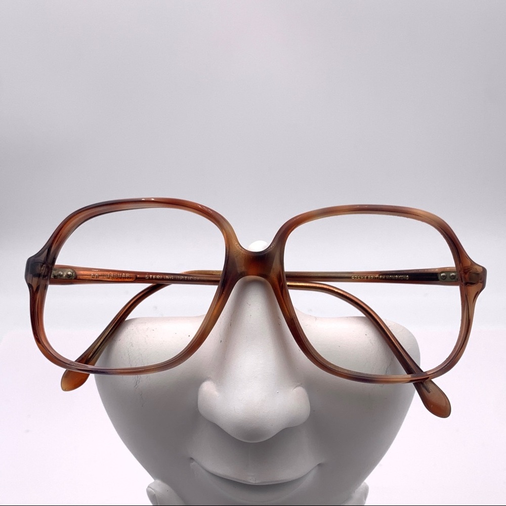 Vintage Starling Optical Brown Oval Sunglasses